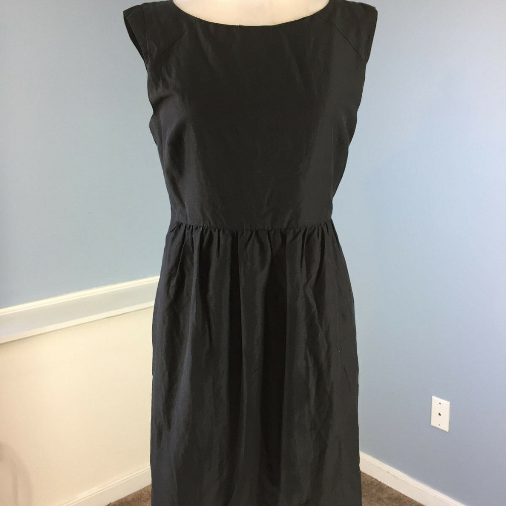 J Crew Cora Black Sheath Dress